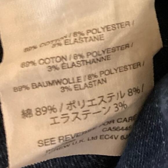 J. Crew Blue Mid Rise Stretch Ankle Casual Toothpick Skinny Jeans Size 29 - Picture 5 of 5